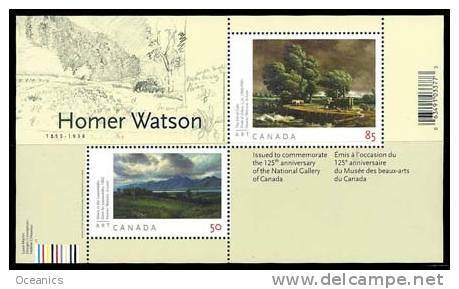 Canada (Scott No.2110 - Peinntures De / Homer Watson / Paintings) [**] BF / SS - Blocks & Sheetlets