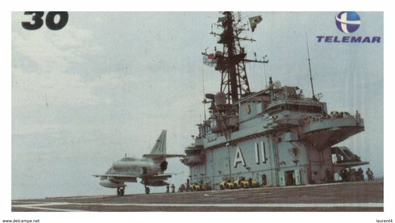 (G 21) Brazil - Aircraft Carrier- ネコ -Carte Tephone / Phonecard / Telefonkarte / Carta Telefonica / Tarjeta Telefónica - Armada