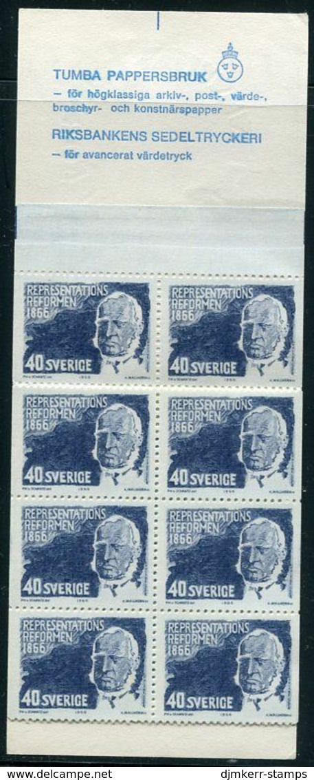 SWEDEN 1966 Reform Of Constitution Booklet MNH / **.  Michel 553 MH - 1951-80