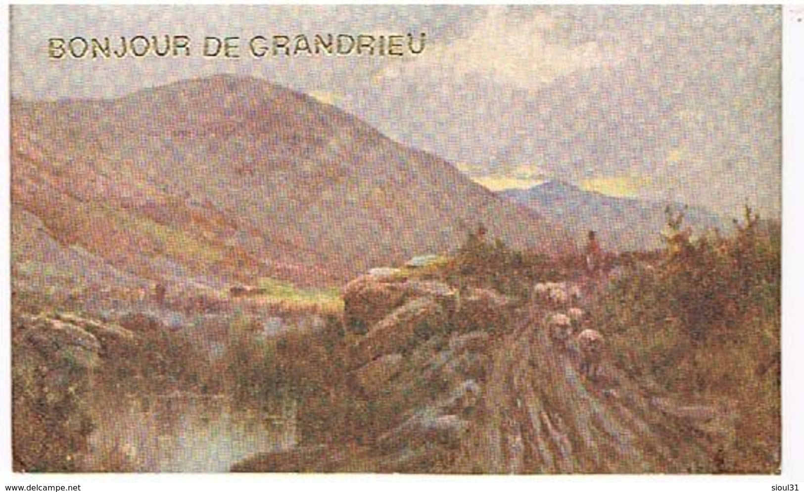 48   BONJOUR  DE GRANDIEU    TBE  664 - Gandrieux Saint Amans