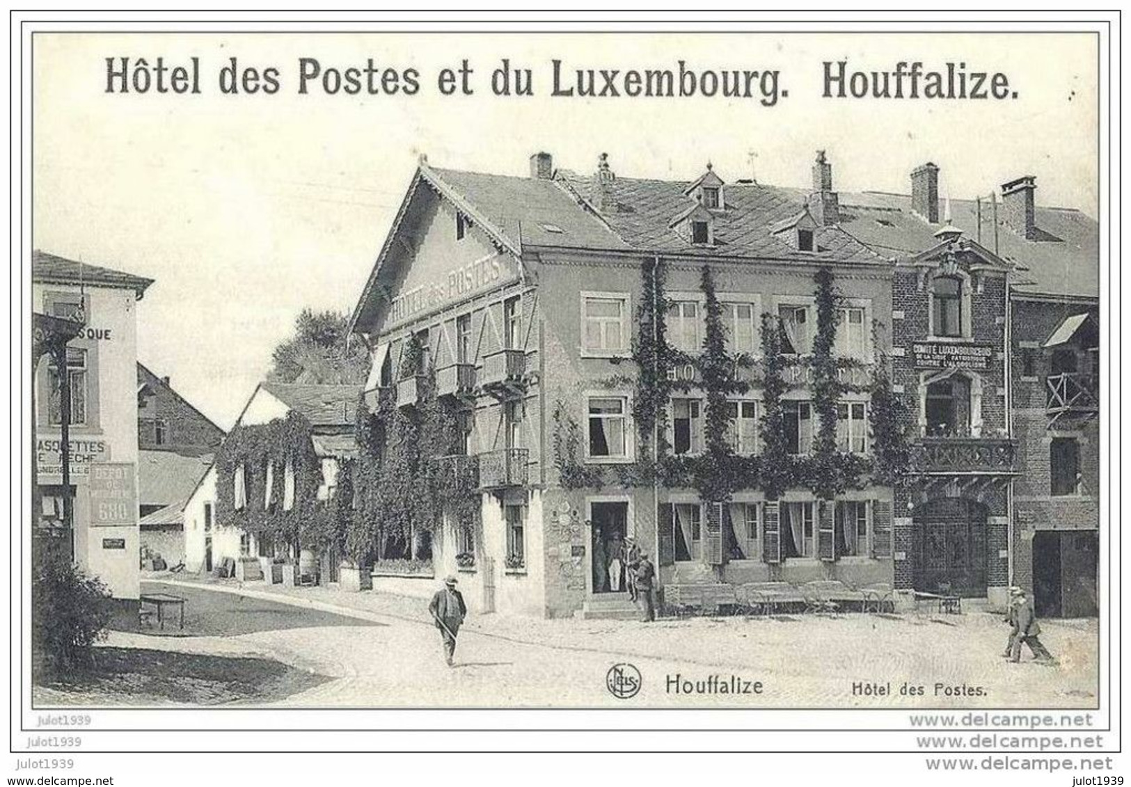 TOULOUSE ..-- HOUFFALIZE ..-- Hôtel Des Postes . 1918 , Texte MILITARIA à Lire !!   Voir Verso . - Toulouse