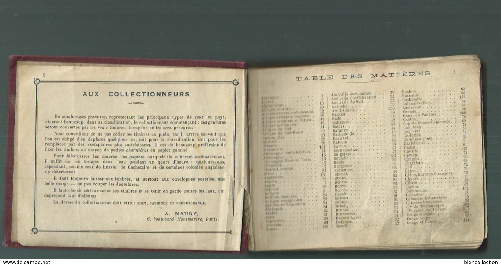 Petit Album Maury 14cm X 11cm ; 320 Pages ; Des Origines à 1918 , - Autres & Non Classés