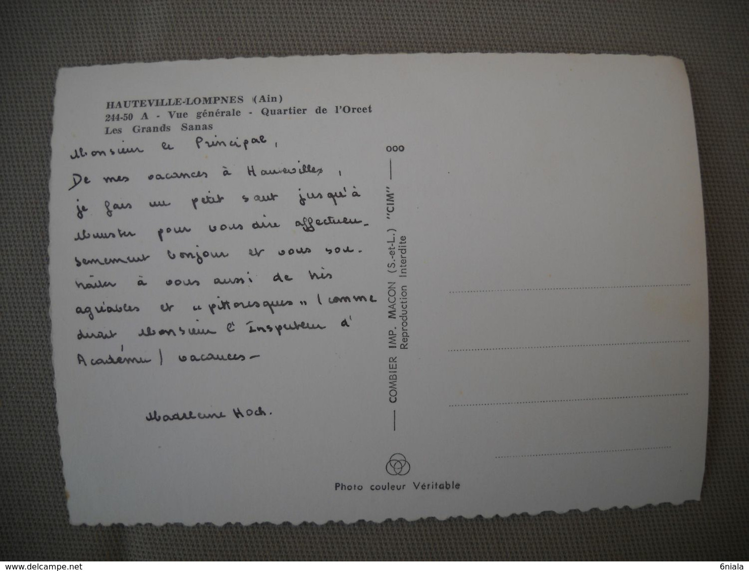 2250 Carte Postale  HAUTEVILLE LOMPNES  Vue Générale Quartier De L ' ORCET  Les Grands SANAS     01 Ain - Hauteville-Lompnes