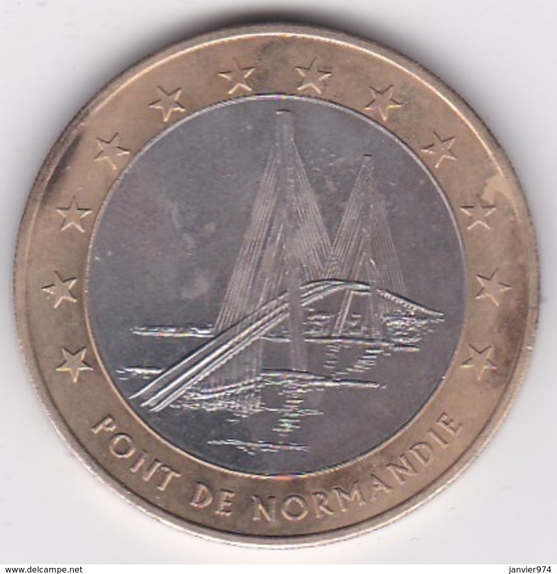 10 Euro De La Ville Du Havre. Pont De Normandie 1996 - Euros Des Villes