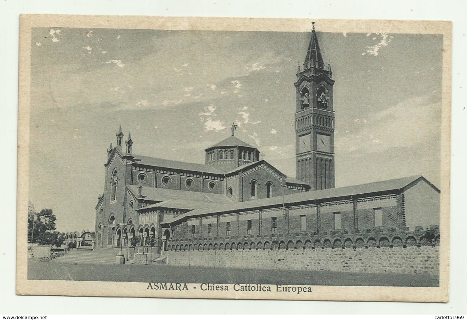 ASMARA - CHIESA CATTOLICA EUROPEA  VIAGGIATA   FP - Ethiopië