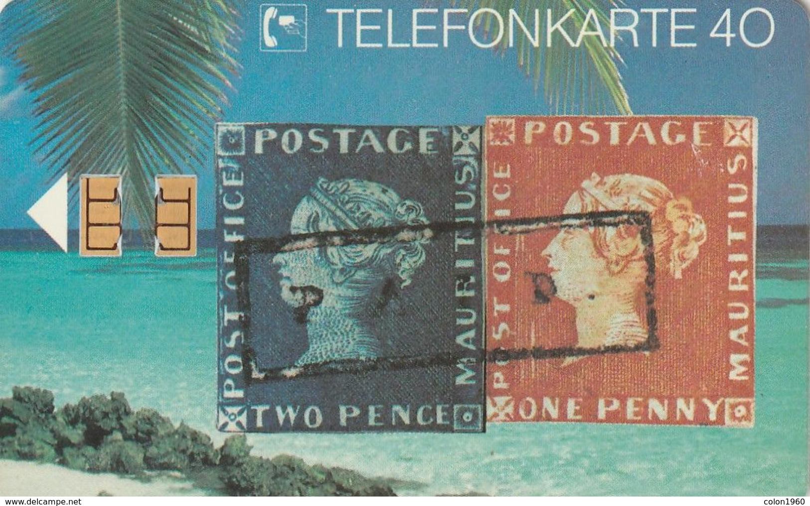 ALEMANIA. Postage Stamps 3 - Blue Mauritius + Red Mauritius. DE-E 03/91. (491) - E-Series : D. Postreklame Edition