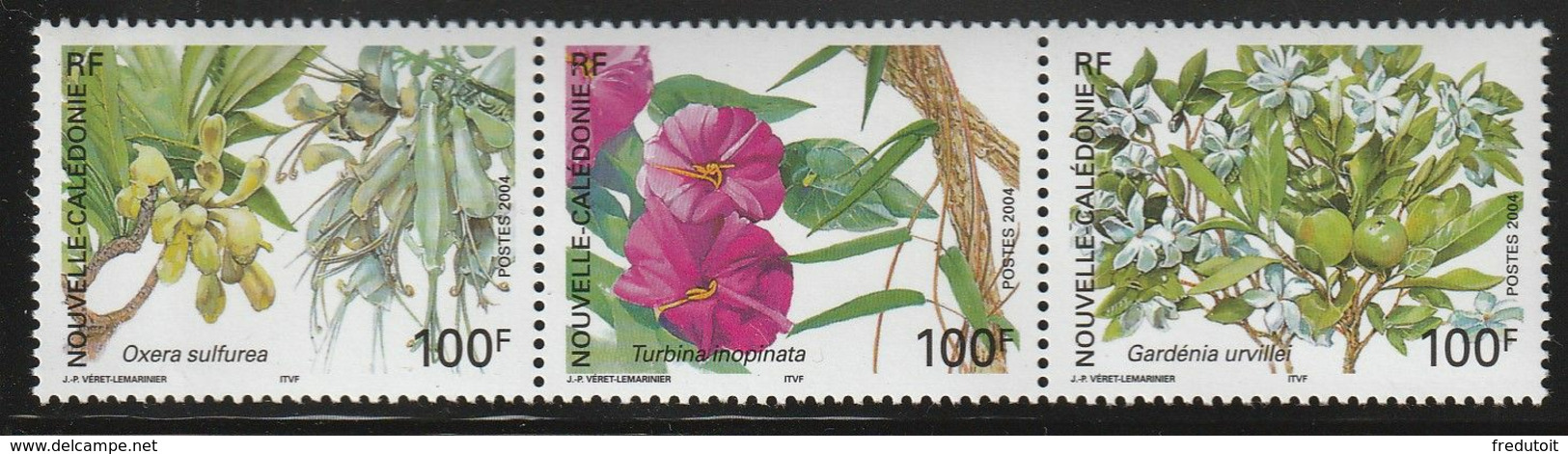 NOUVELLE CALEDONIE - N°919/21 ** (2004) Flore - Unused Stamps