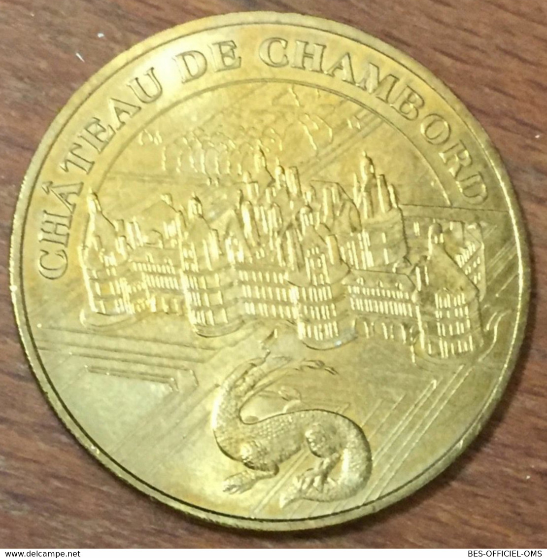 41 CHÂTEAU DE CHAMBORD SALAMANDRE MDP 2011 MINI MÉDAILLE SOUVENIR MONNAIE DE PARIS JETON TOURISTIQUE MEDALS COINS TOKENS - 2011