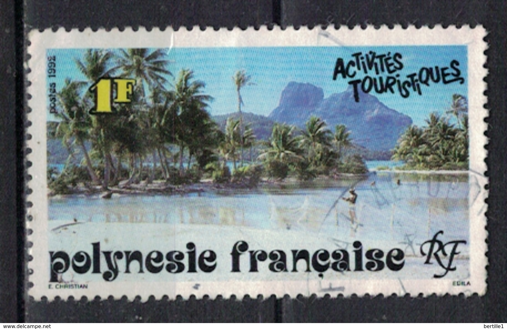 POLYNESIE        N°  YVERT :    399    ( 3 ) ,OBLITERE       ( OB 8 / 42 ) - Used Stamps
