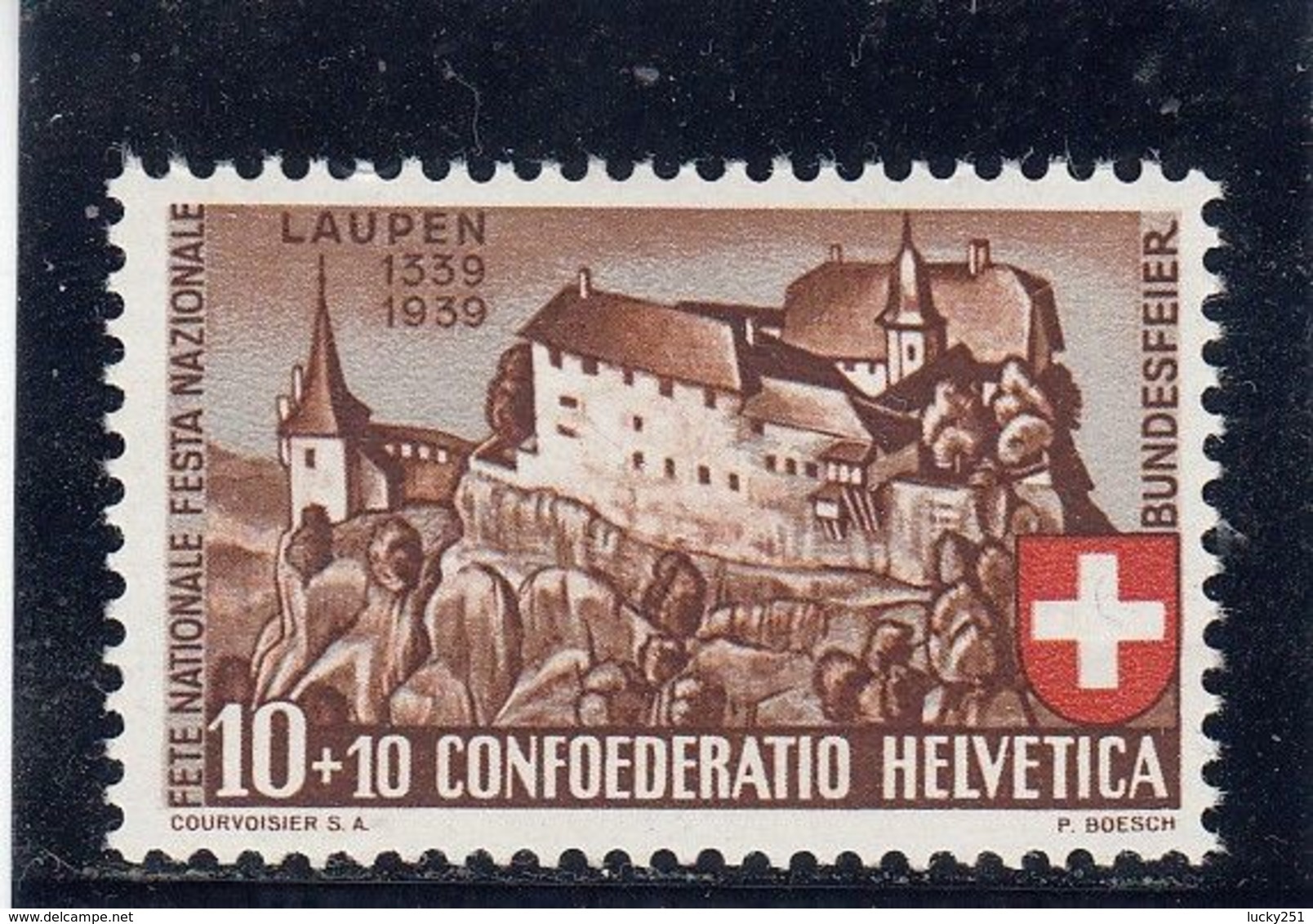 Suisse - Année 1939 - Neuf**  - Fête Nationale - N°Zumstein 2 - Château De Laupen - Neufs