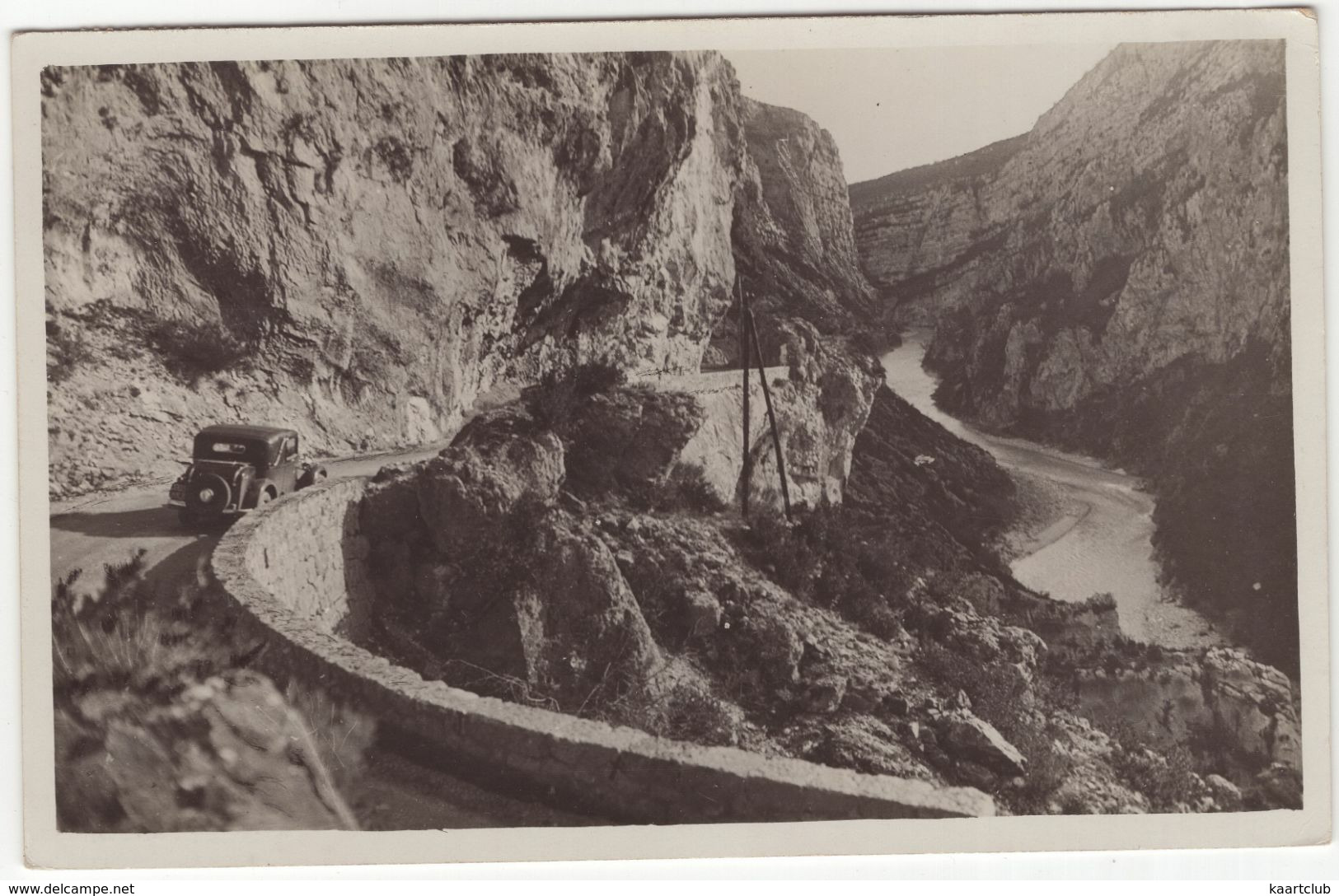 Gorges Du Verdon: CITROËN ROSALIE DÉCAPOTABLE - Les Grands Defilés - Environs De Castellane - Provence - (1934) - Passenger Cars