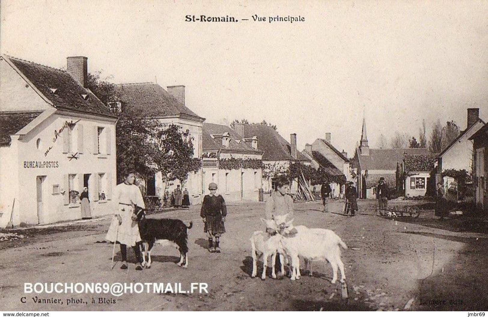 41 Saint-Romain Sur Cher (romorantin-lanthenay) - Vue Principale Chevre Goat RARISSIME - Altri & Non Classificati