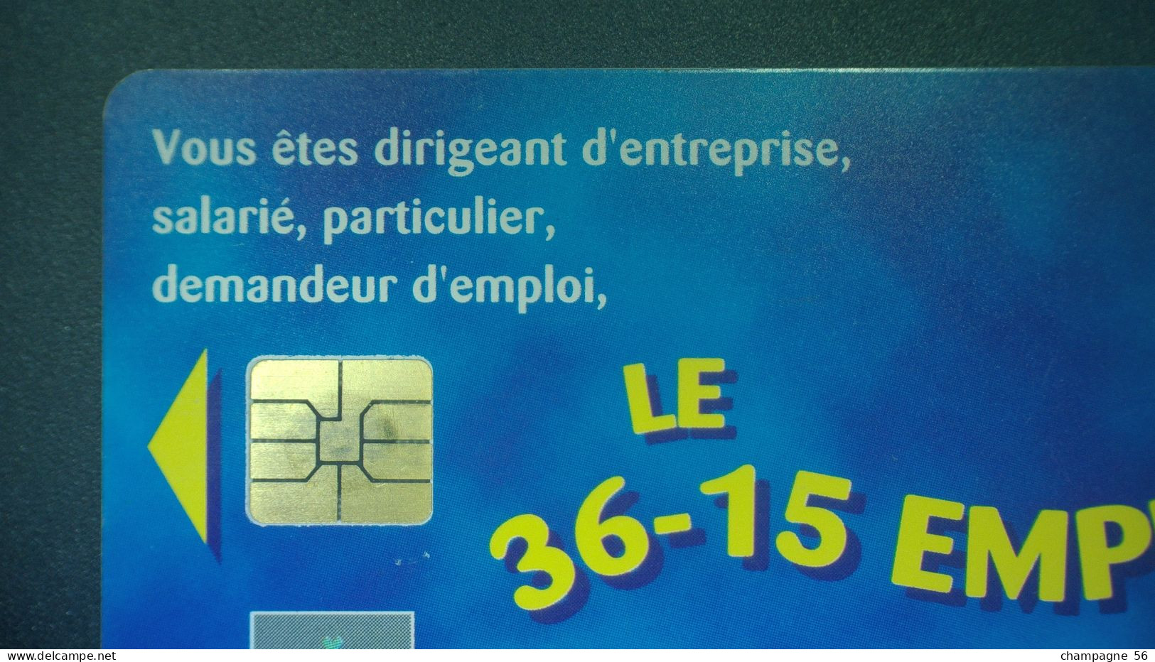 VARIÉTÉS FRANCE  11 / 97/ 50  UNITES SO3 LE 36-15 EMPLOI   UTILISÉE - Variëteiten