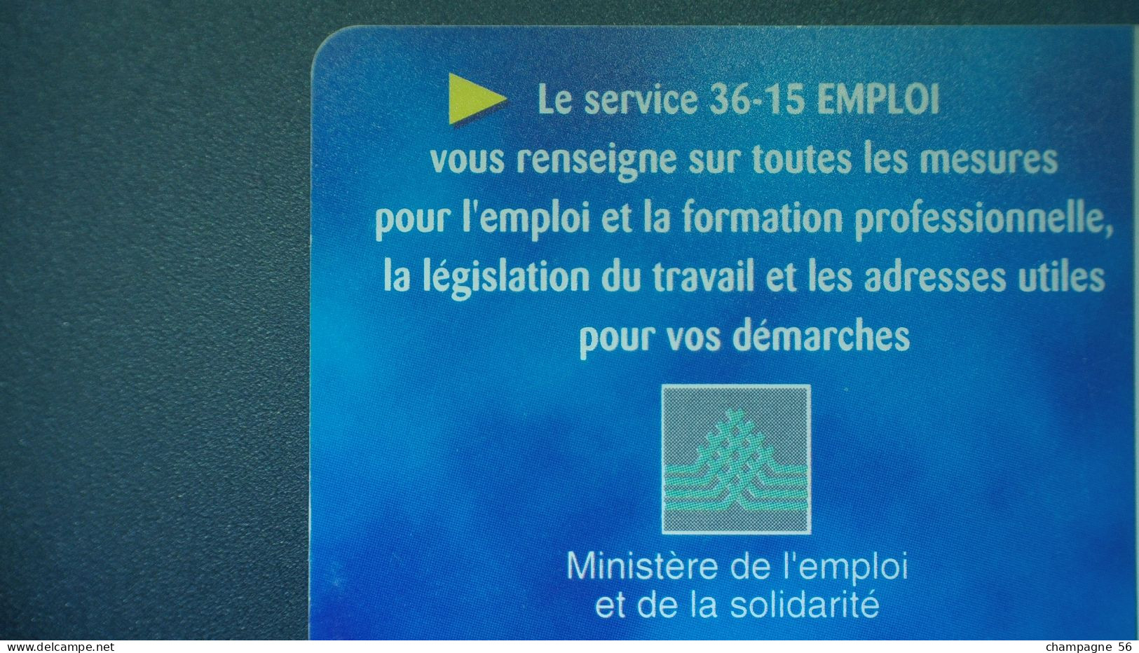 VARIÉTÉS FRANCE  11 / 97/ 50  UNITES SO3 LE 36-15 EMPLOI   UTILISÉE - Variëteiten