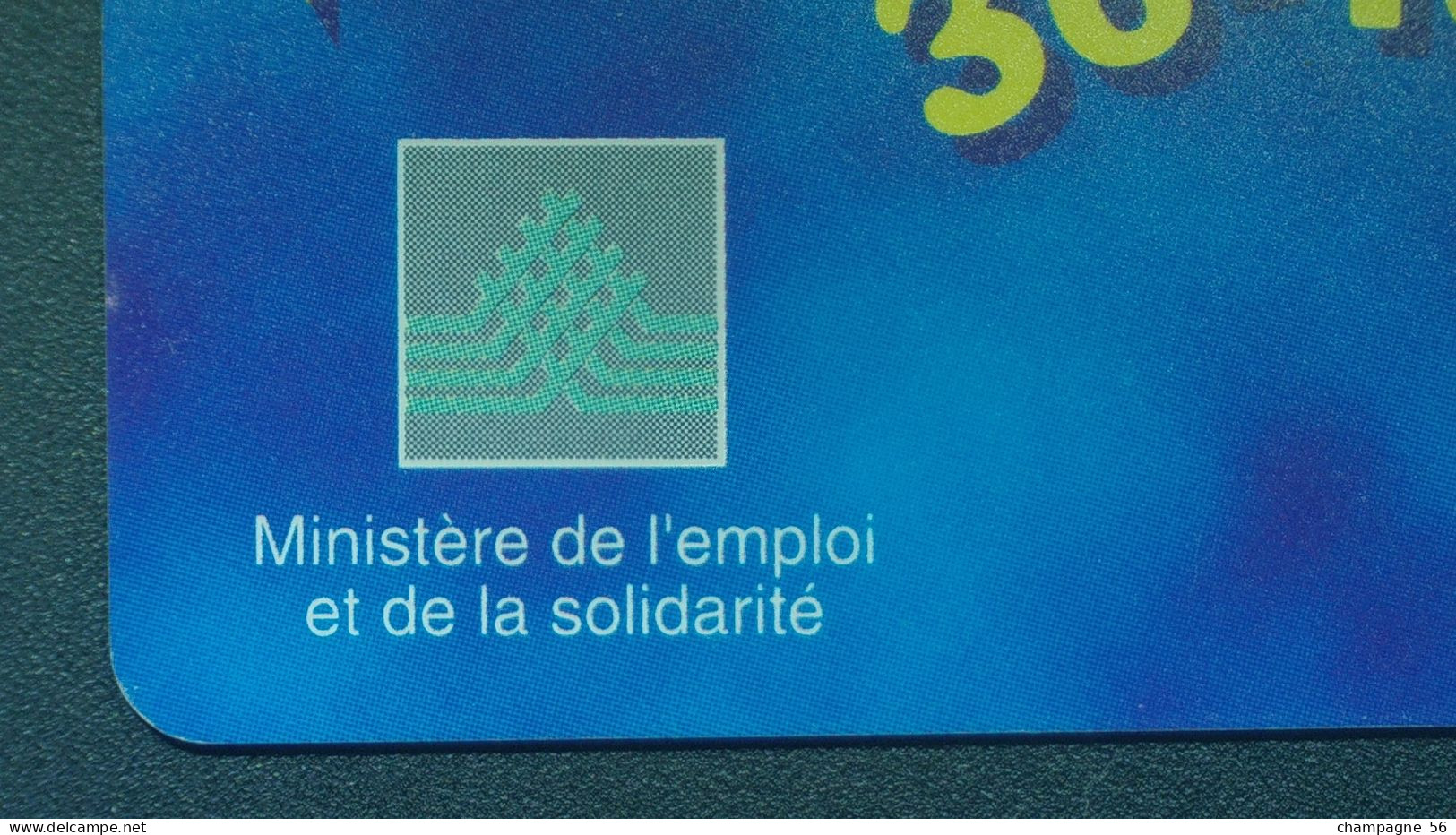 VARIÉTÉS FRANCE 97 F804  50 / 11 / 97 SO3 LE 36-15 EMPLOI   50 UNITES UTILISÉE - Errors And Oddities