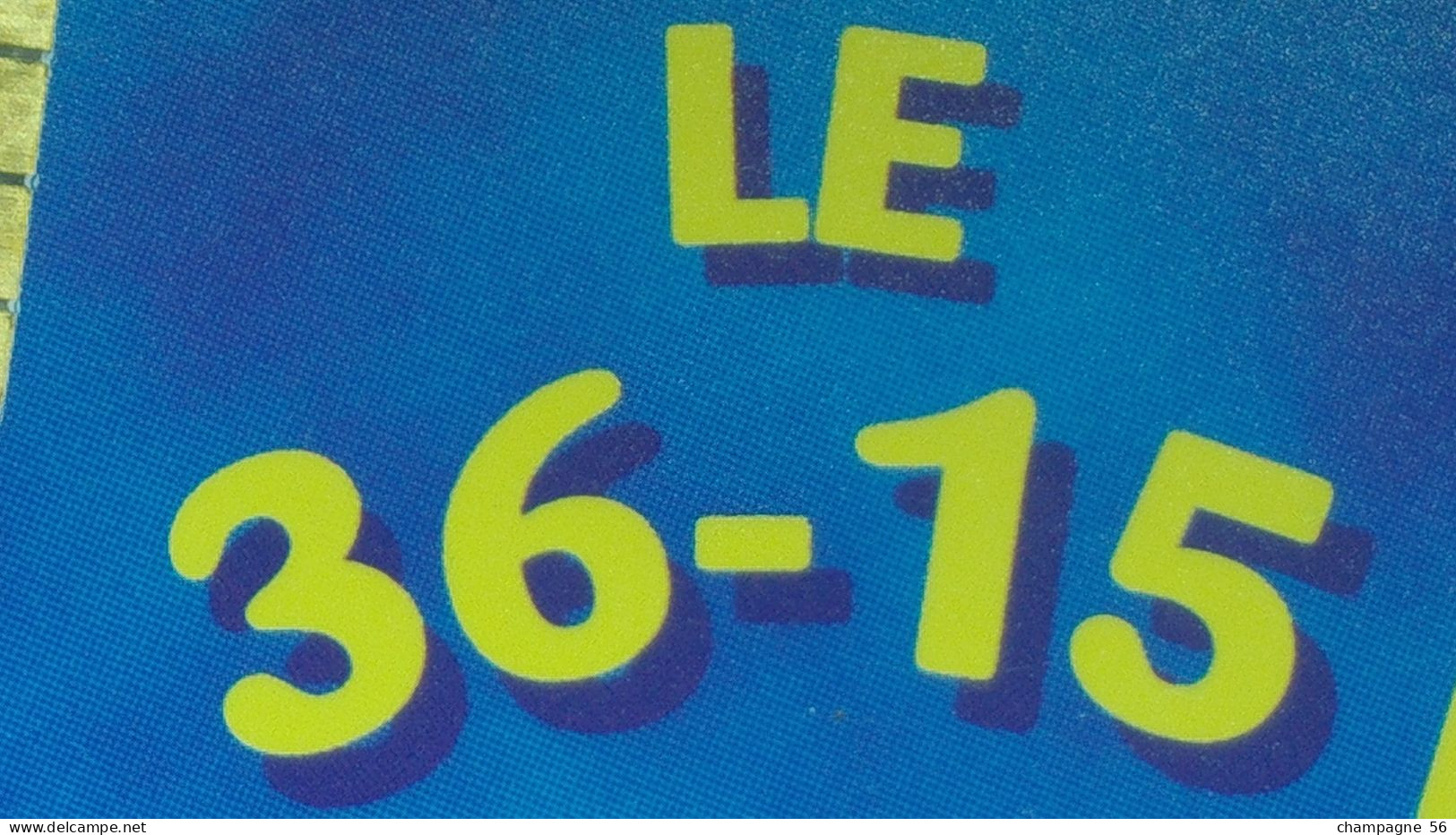 VARIÉTÉS FRANCE 97 F804  50 / 11 / 97 SO3 LE 36-15 EMPLOI   50 UNITES UTILISÉE