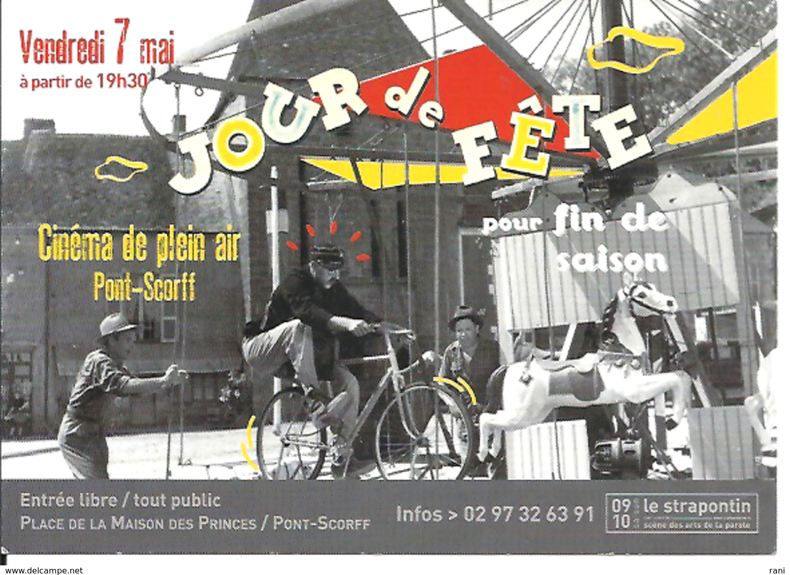 56- MORBIHAN- PONT-SCORFF   " Cinéma De Plein Air " - Pont Scorff