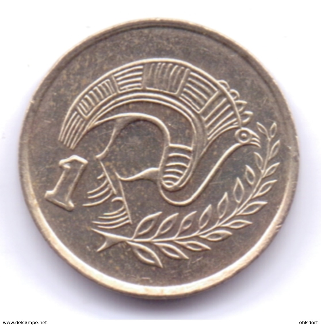 CYPRUS 1987: 1 Cent, KM 53 - Cyprus
