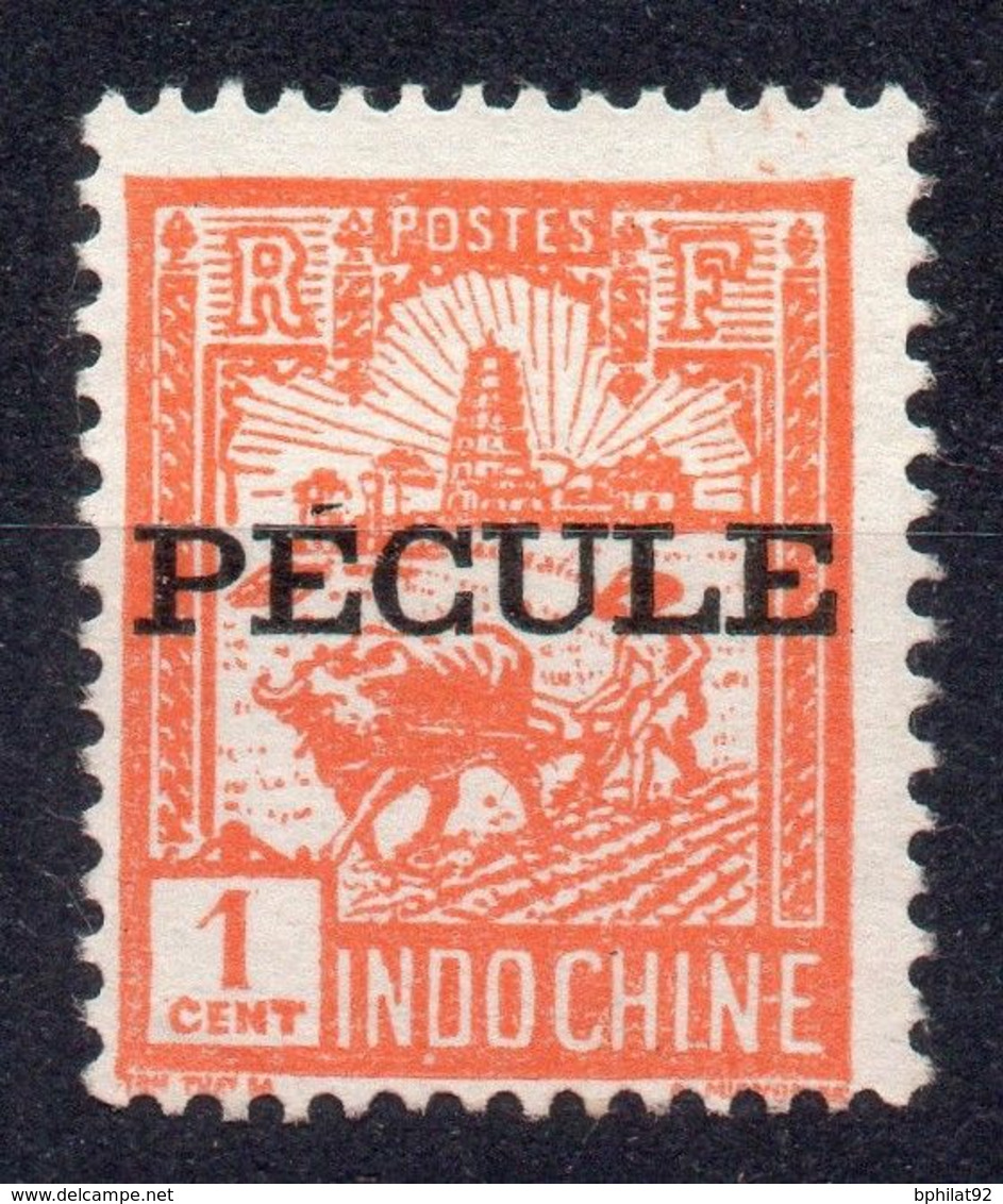 !!! FISCAL D'INDOCHINE PECULE N°8 NEUF SANS GOMME - Altri & Non Classificati
