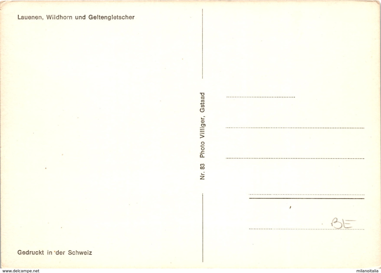 Lauenen - Wildhorn Und Geltengletscher (83) - Lauenen