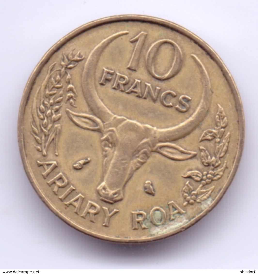 MADAGASCAR 1972: 10 Francs, KM 11 - Madagascar