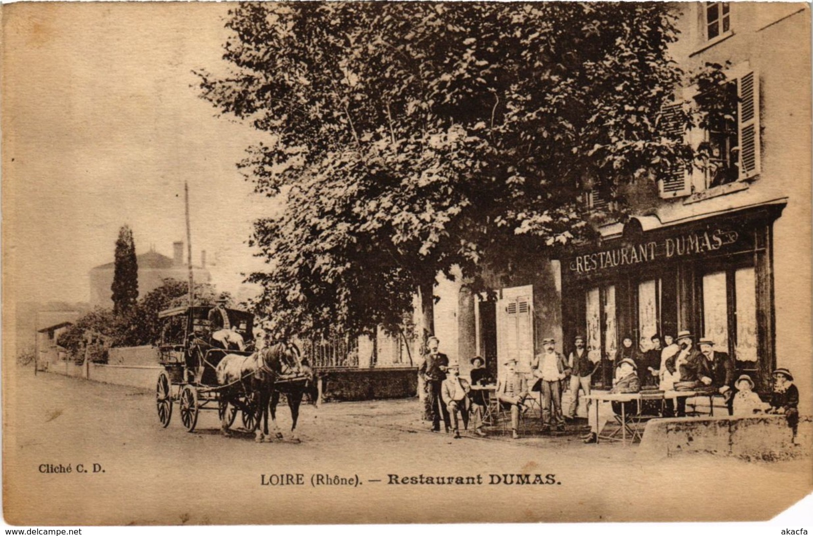 CPA Loire - Restaurant Dumas (1036591) - Loire Sur Rhone