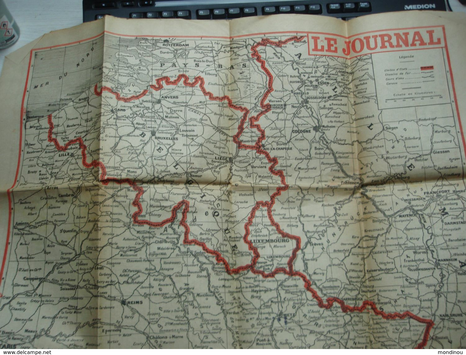 Le JOURNAL Vendredi 24 Mai 1940. N° 17383 La Bataille Des Flandres Se Poursuit. Bataille D'Amiens... - Other & Unclassified