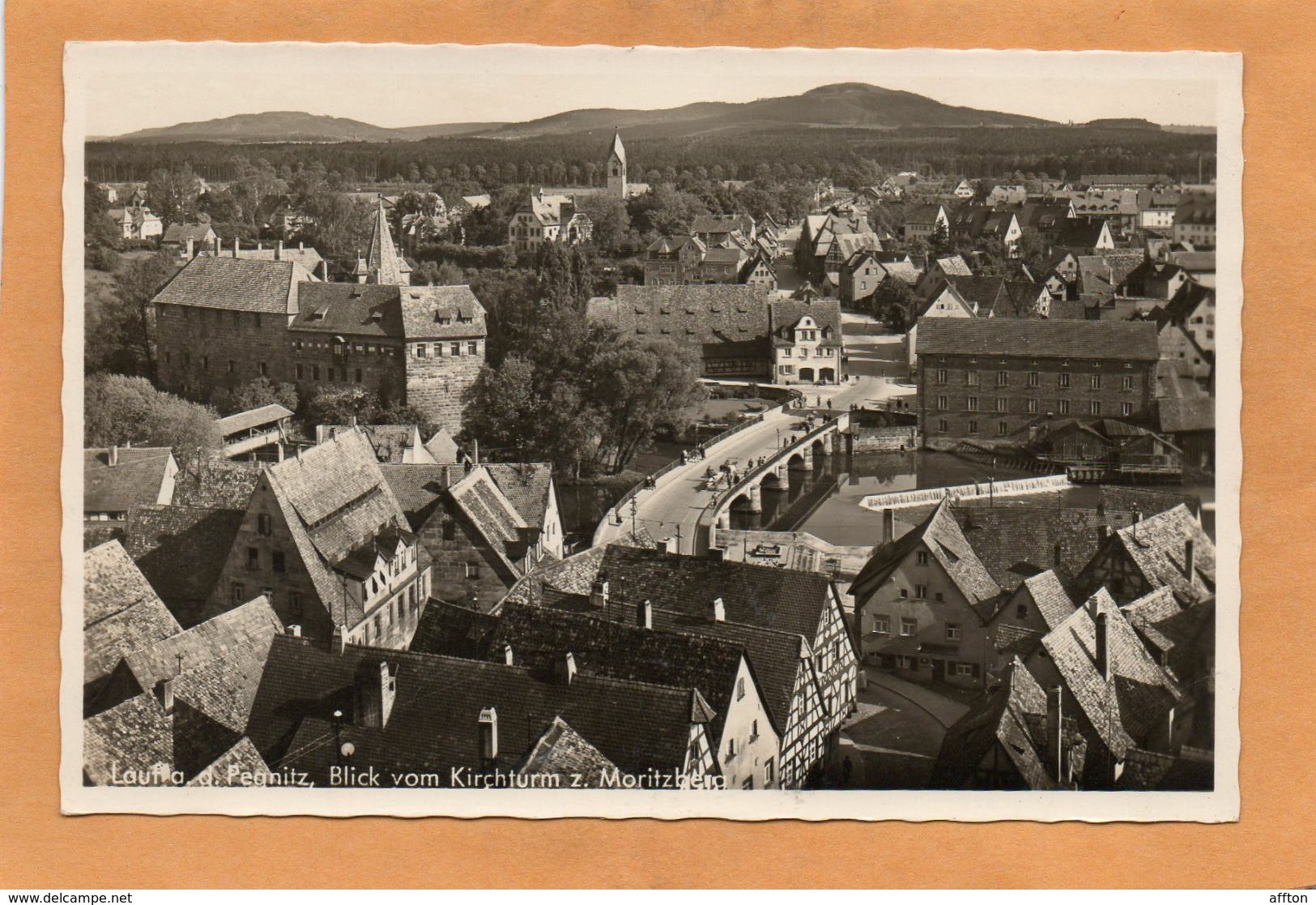 Lauf A.d. Pegnitz Germany 1920 Postcard - Lauf