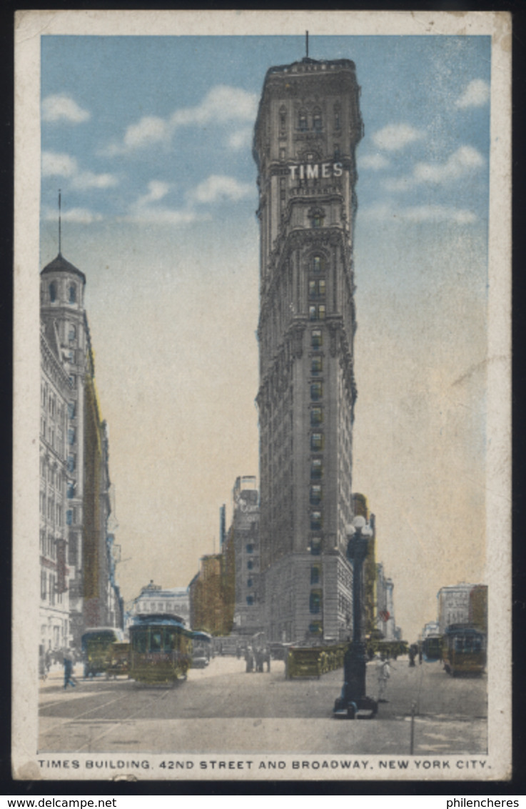 CPA - (Etats-Unis) Times Building, 42nd Street And Broadway, New York City - Broadway