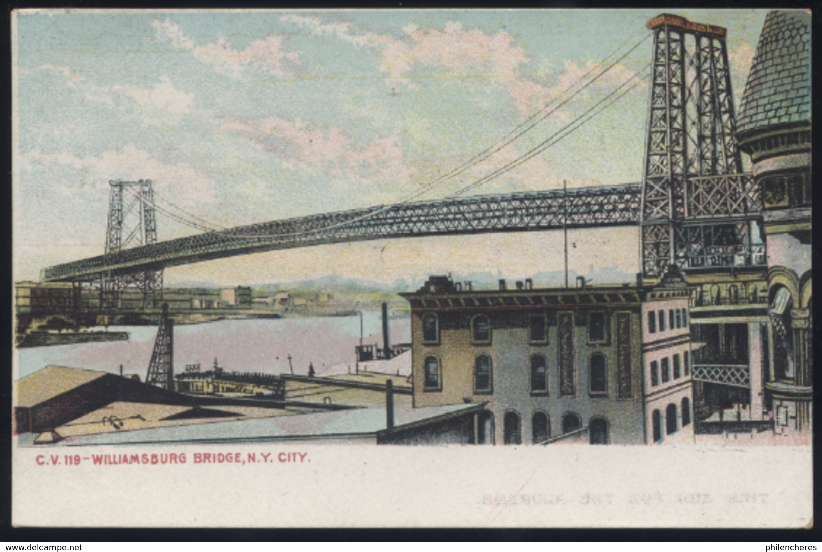 CPA - (Etats-Unis) Williamsburg Bridge, N. Y. City - Ponts & Tunnels