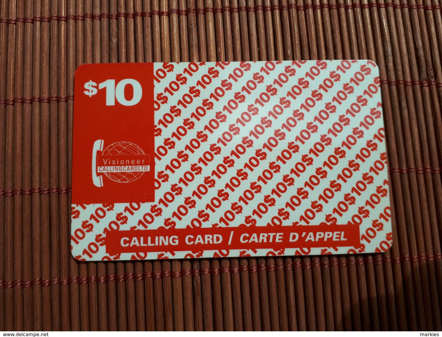 Prepaidcard Canada 10 $ Used 2 Scans Rare - Canada