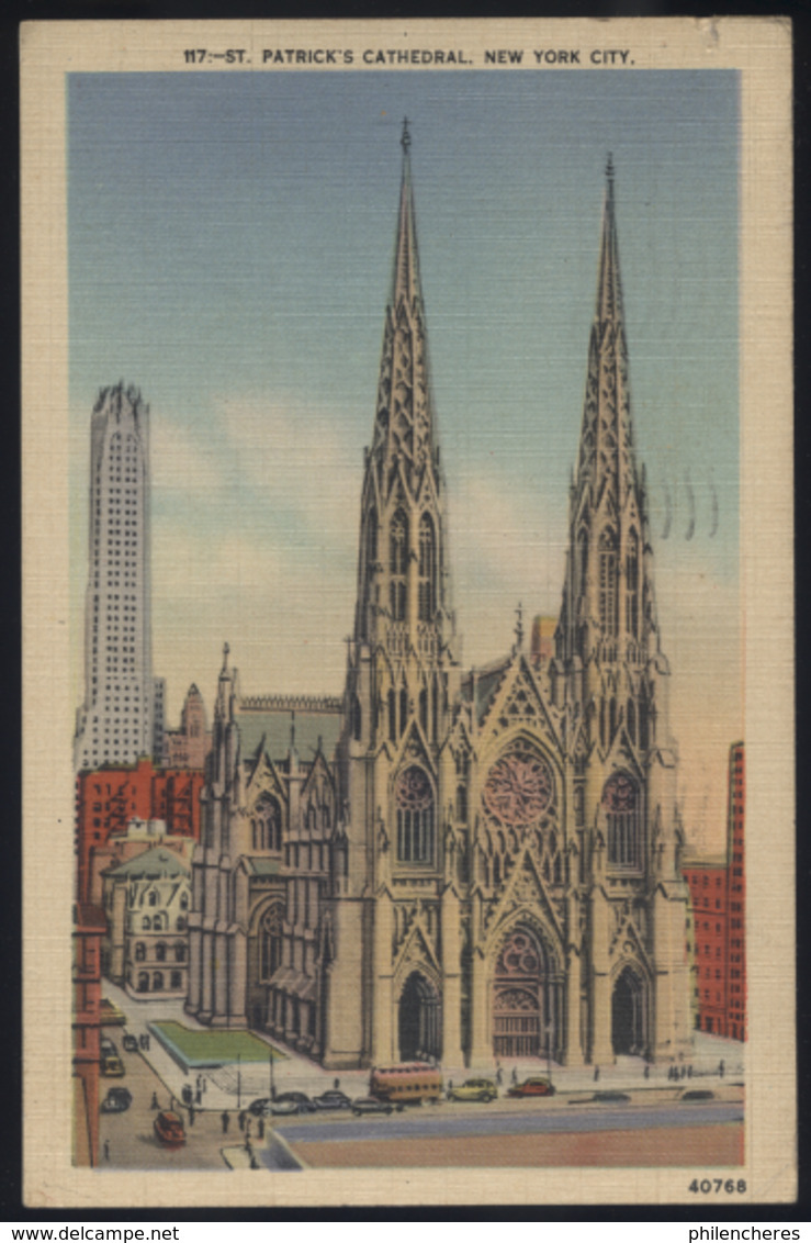 CPA - (Etats-Unis) St. Patrick's Cathedral, New York City - Churches