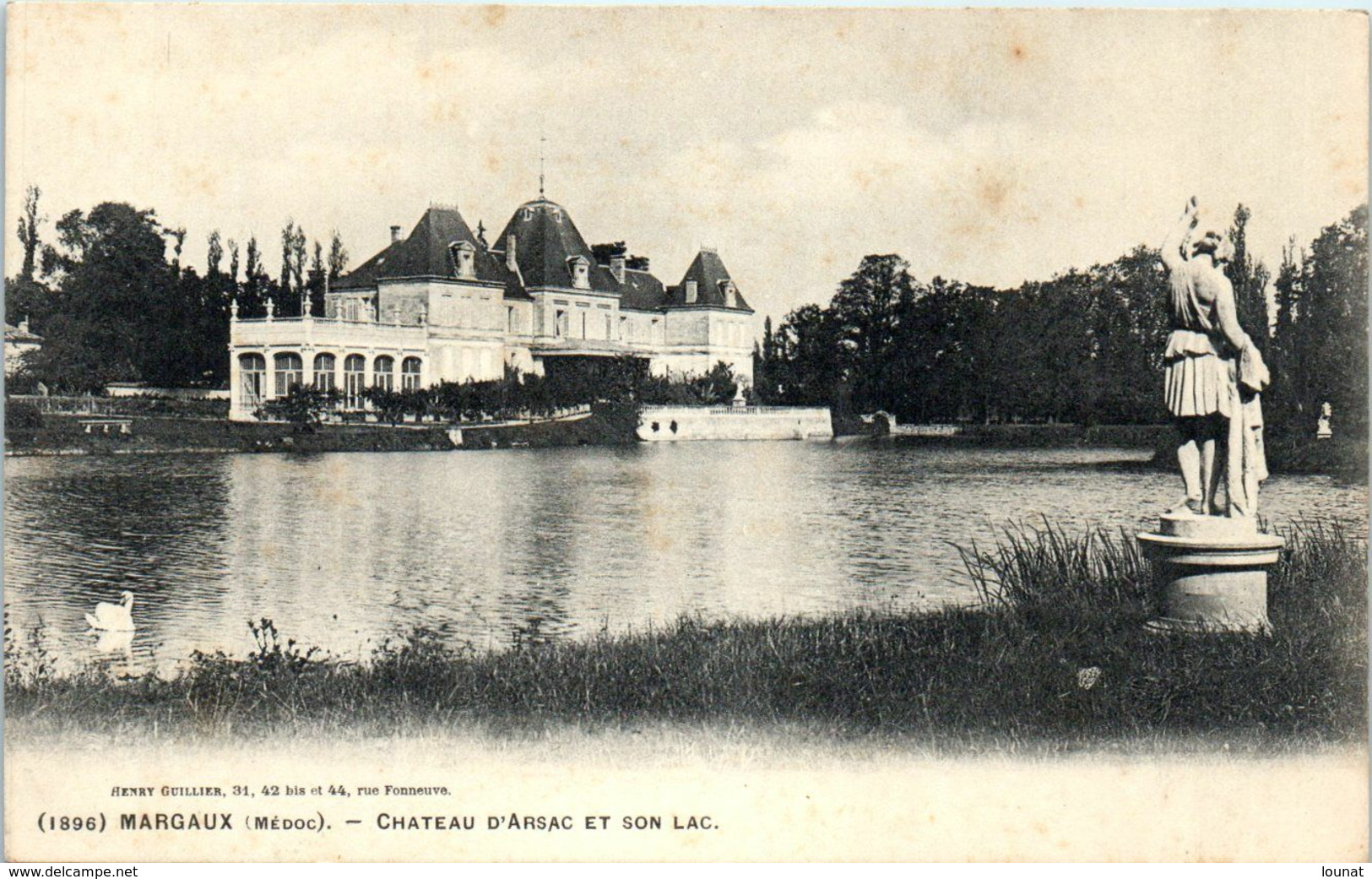33 MARGAUX  : Château D'ARSAC Et Son Lac    * - Margaux