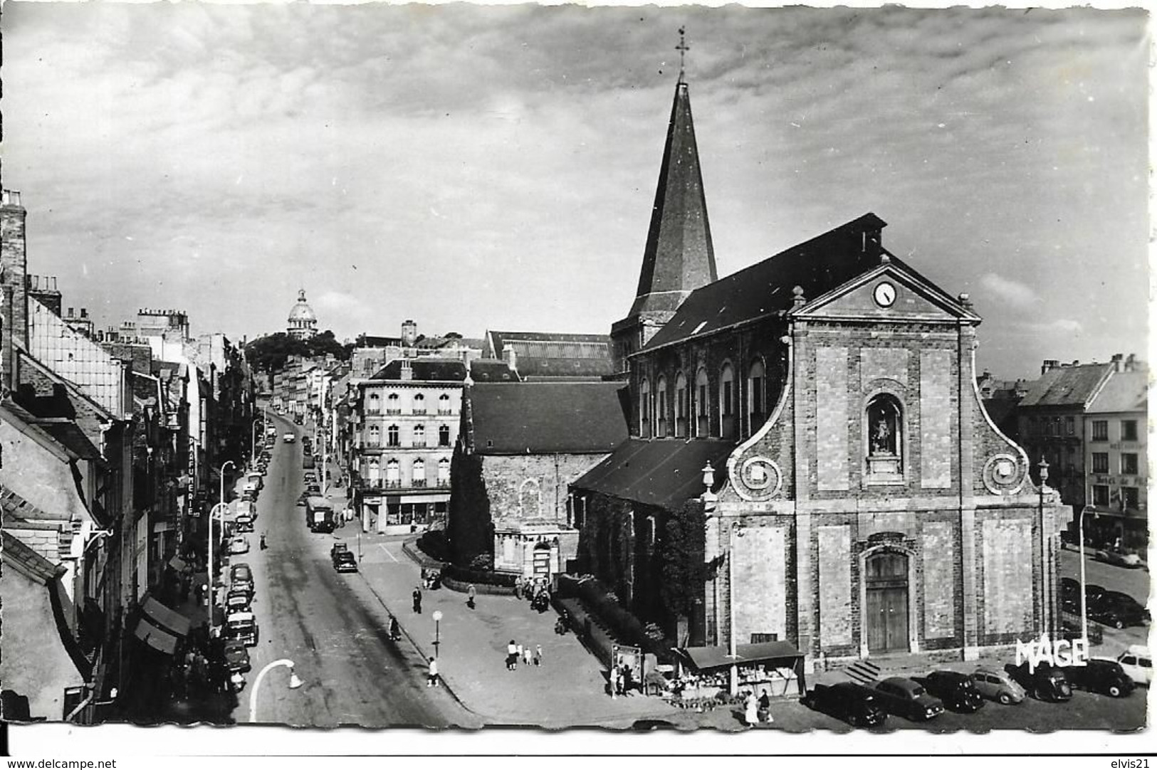 BOULOGNE SUR MER Eglise Saint Nicolas.La Grande Rue - Boulogne Sur Mer