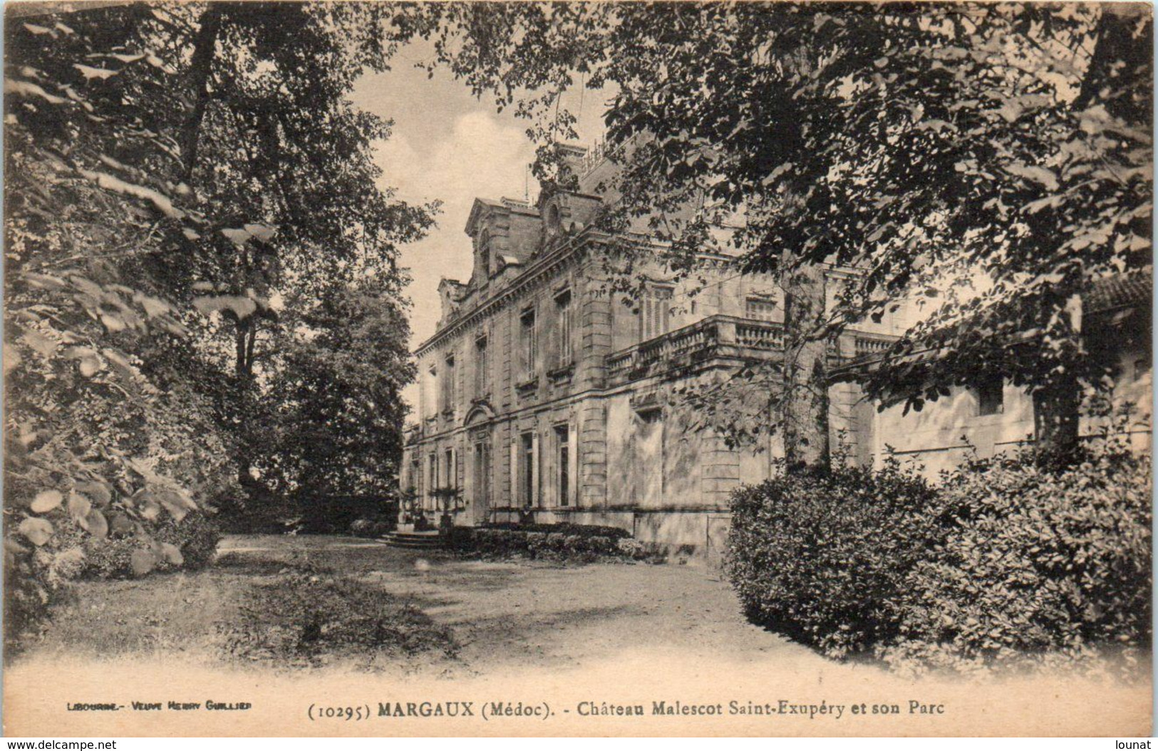 33 MARGAUX  : Château Malescot Saint Exupéry Et Son Parx (pli Léger Coin Gauche)   * - Margaux