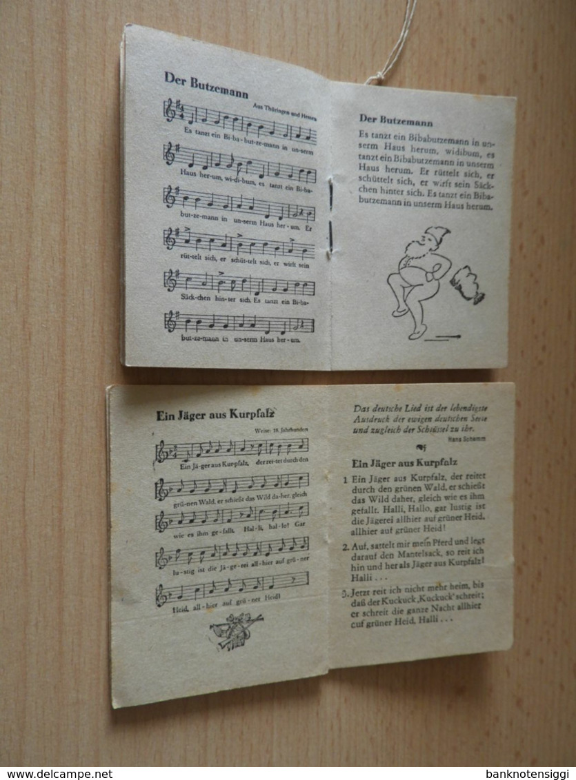 4 Heftchen WHW"Das Deutsche Lied" 1942/1943 - Sonstige & Ohne Zuordnung