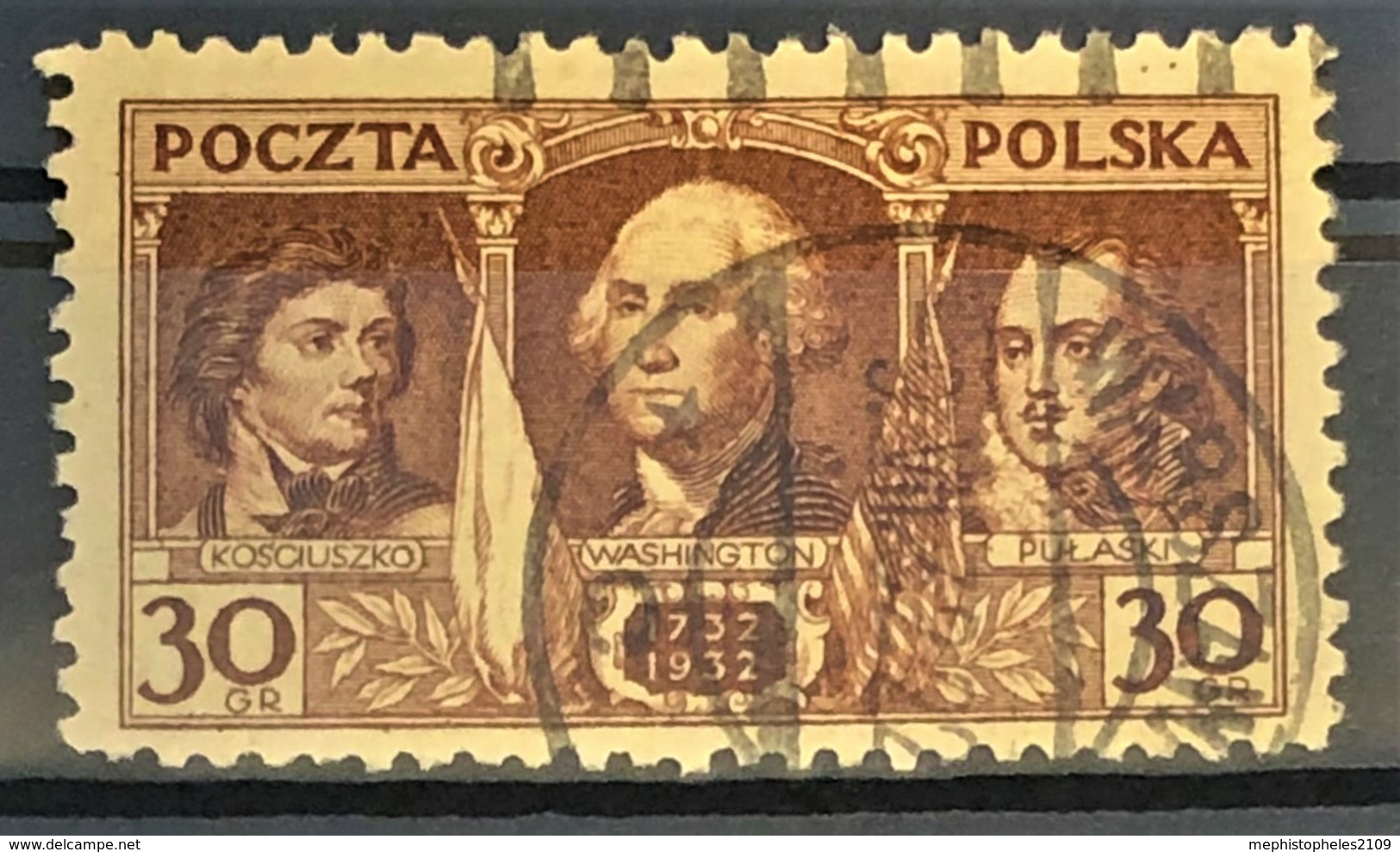 POLAND 1932 - Canceled - Sc# 263 - 30g - Used Stamps