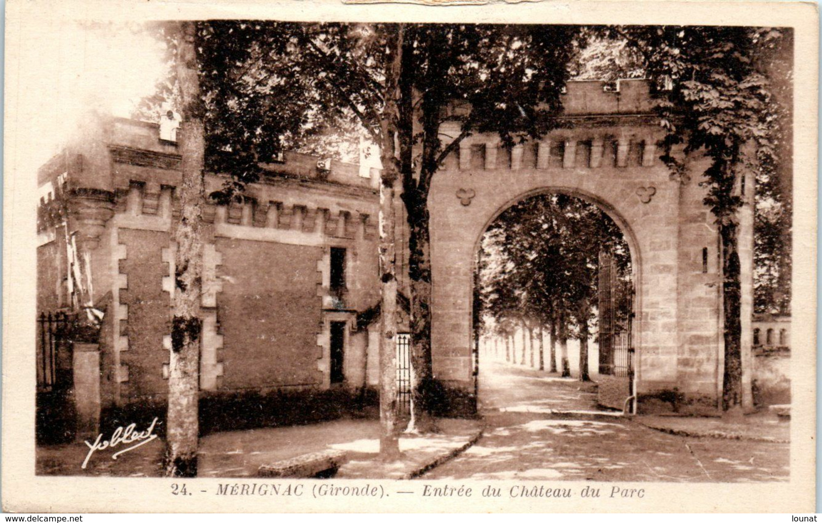 33 MERIGNAC - Entrée Du Château Du Parc   * - Merignac