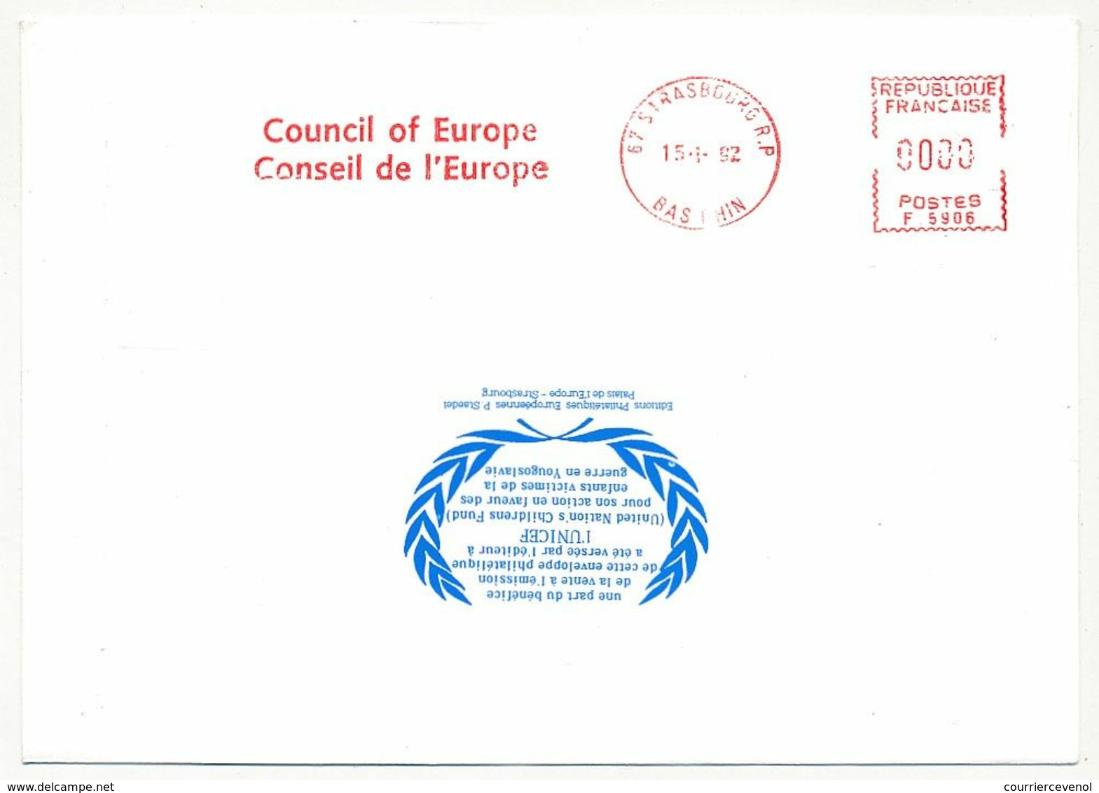 CROATIE - Enveloppe "La C.E.E. Reconnait L'indépendance De La Slovénie Et De La Croatie" 02/04/1991 ZAGREB - Croatia