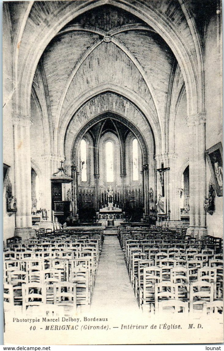 33 MERIGNAC - Intérieur De L'église     * - Merignac