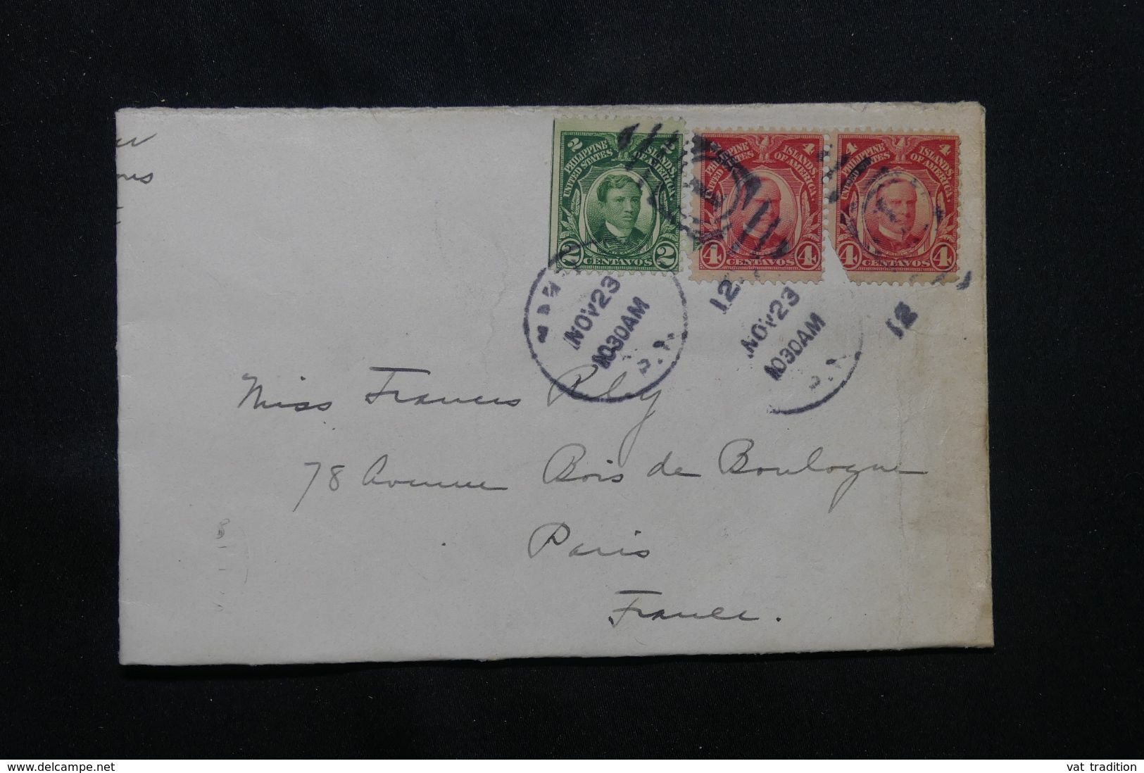 PHILIPPINES - Enveloppe Pour La France En 1912 - L 69737 - Filippijnen