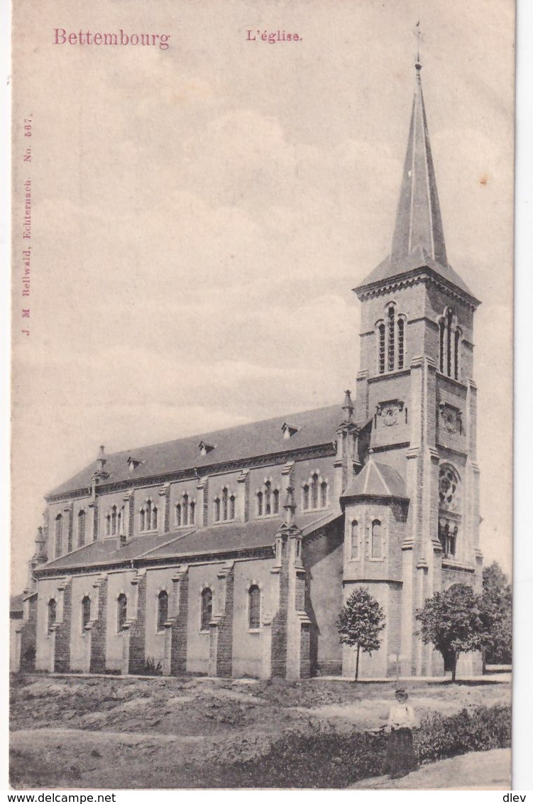 Bettembourg - L' Eglise - Edit. J.M. Bellwald Echternach N° 567 - Bettemburg