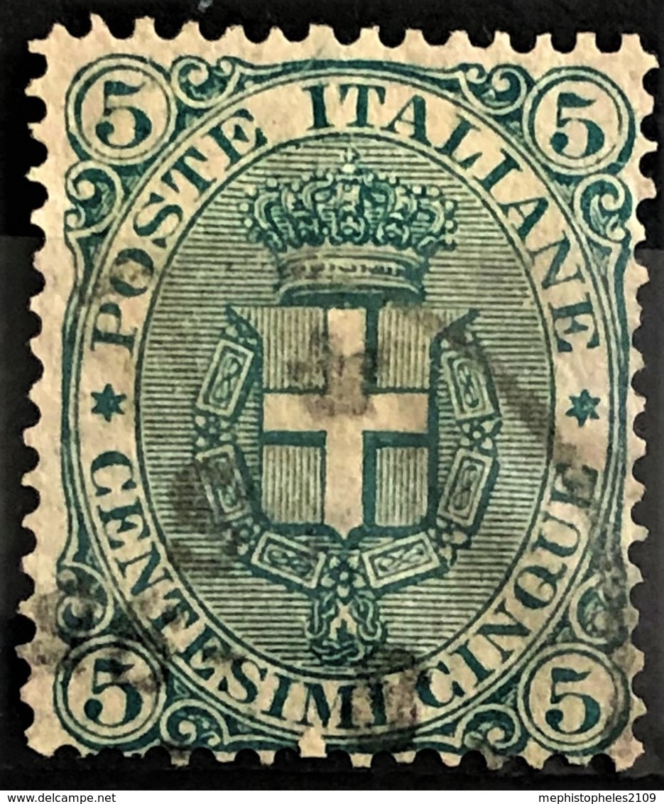 ITALY / ITALIA 1896/97 - Canceled - Sc# 75 - 5c - Gebraucht