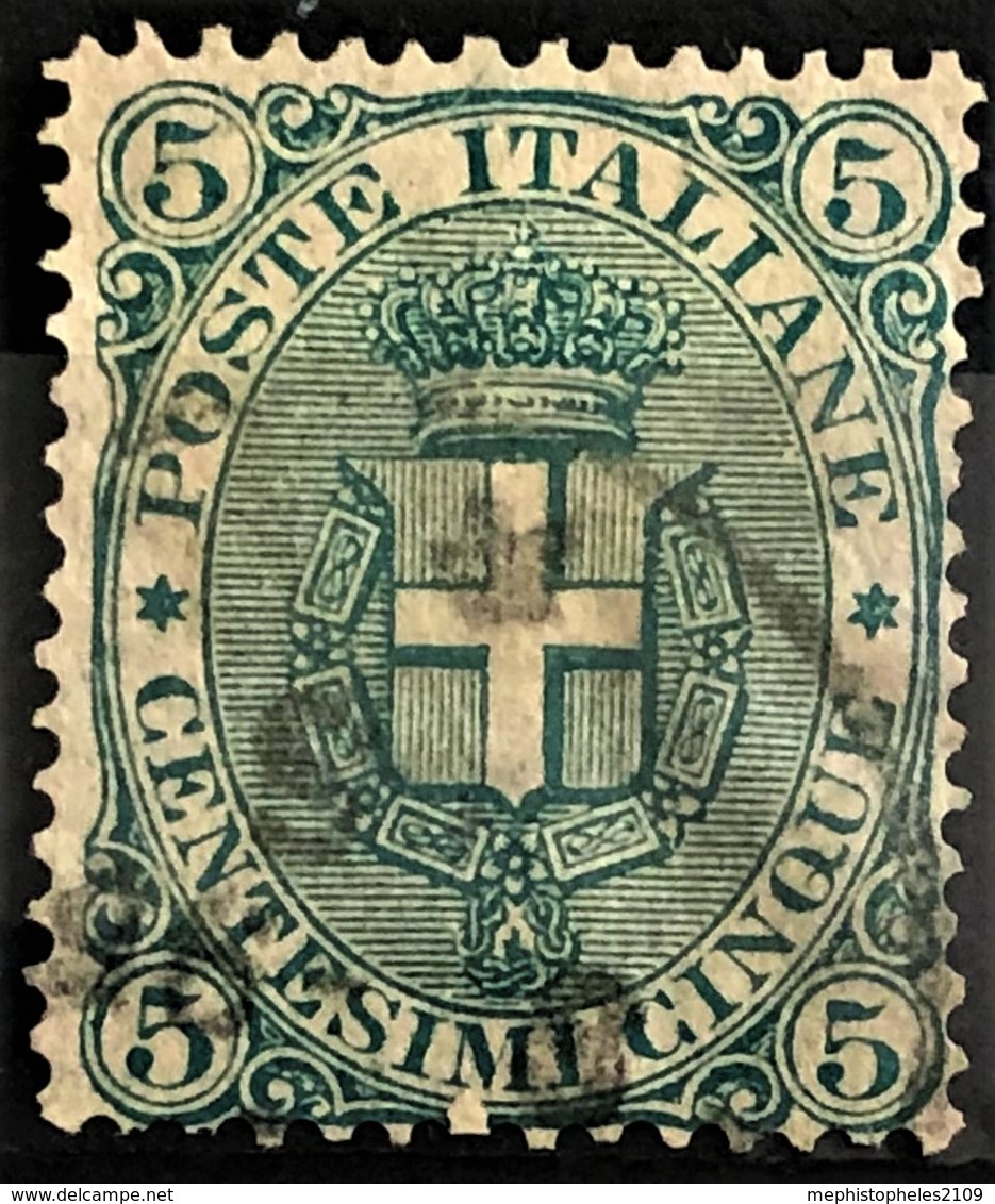 ITALY / ITALIA 1896/97 - Canceled - Sc# 75 - 5c - Oblitérés