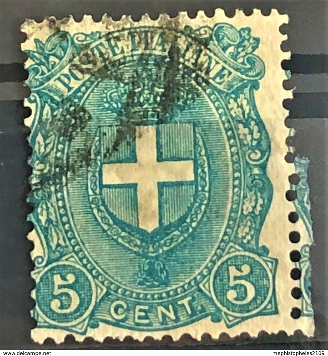 ITALY / ITALIA 1897 - Canceled - Sc# 75 - 5c - Used