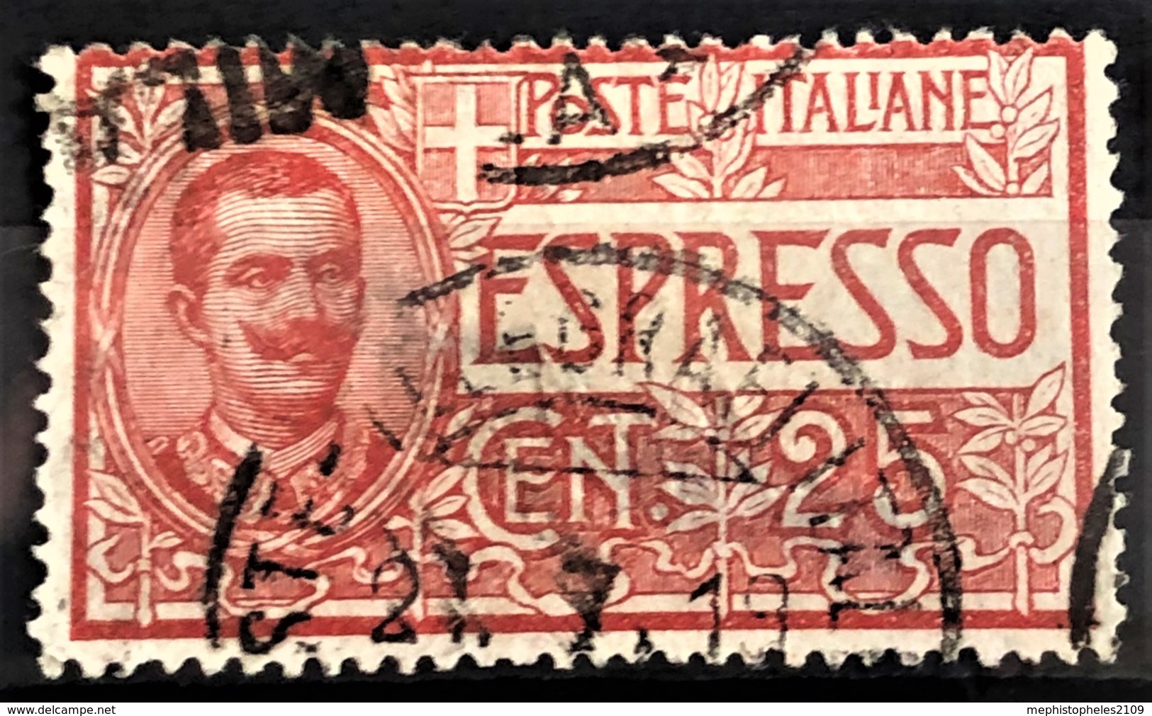 ITALY / ITALIA 1903 - Canceled - Sc# E1 - Express 25c - Express Mail