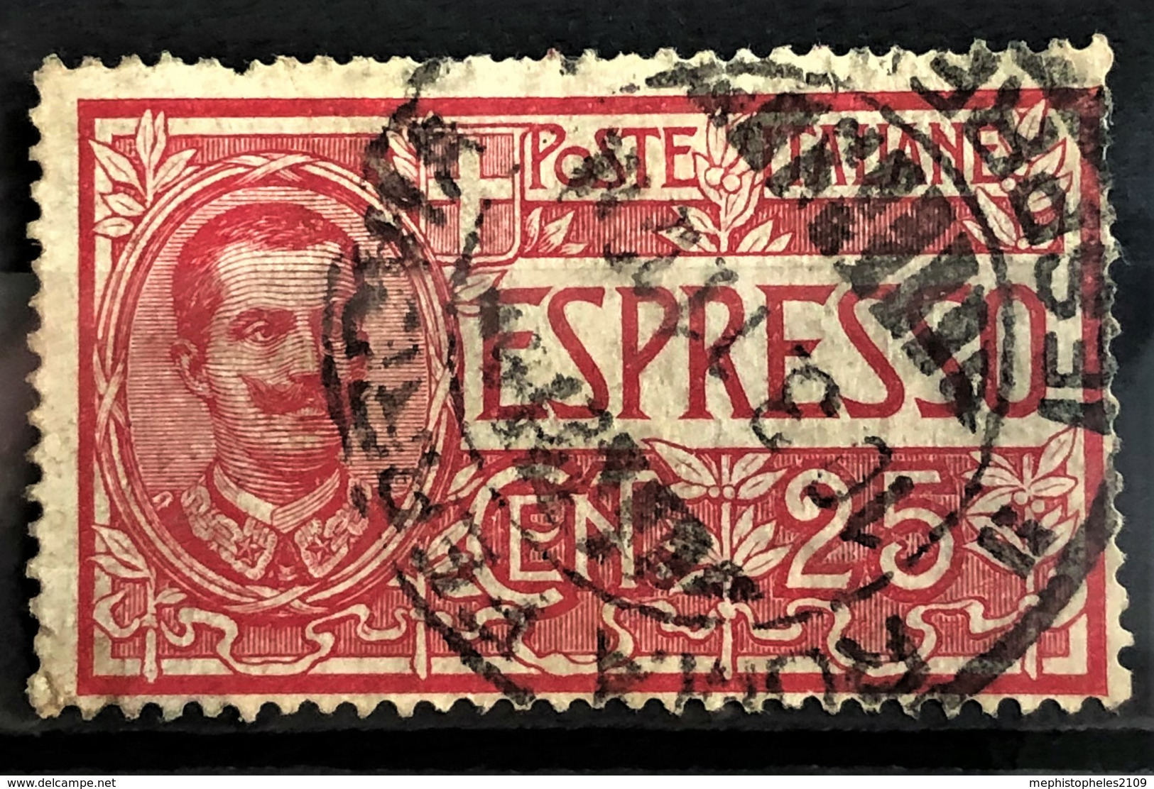 ITALY / ITALIA 1903 - Canceled - Sc# E1 - Express 25c - Eilsendung (Eilpost)