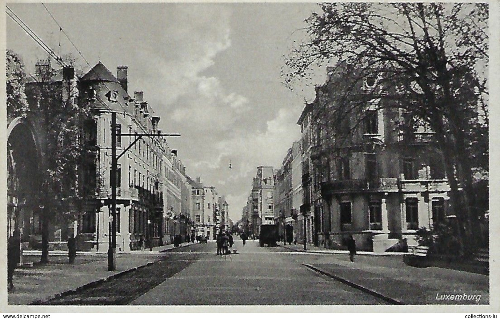 Luxembourg  -  Ansichtskarten   Luxembourg - Occupation 2e Guerre Mondiale  -  Papier U.Schreibwaren E.Lenners-Reuter - Luxemburg - Town