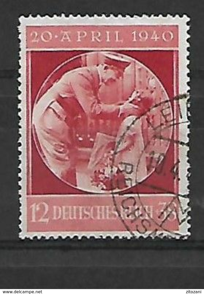 30-ALLEMAGNE-IIII REICH YT 668 51 ème Anniversaire D'hitler Oblitéré - Used Stamps