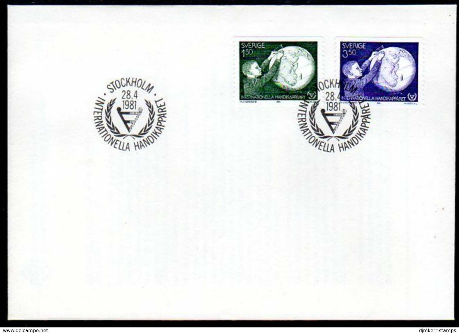 SWEDEN 1981 Year Of The Disabled FDC. Michel 1143-44 - FDC